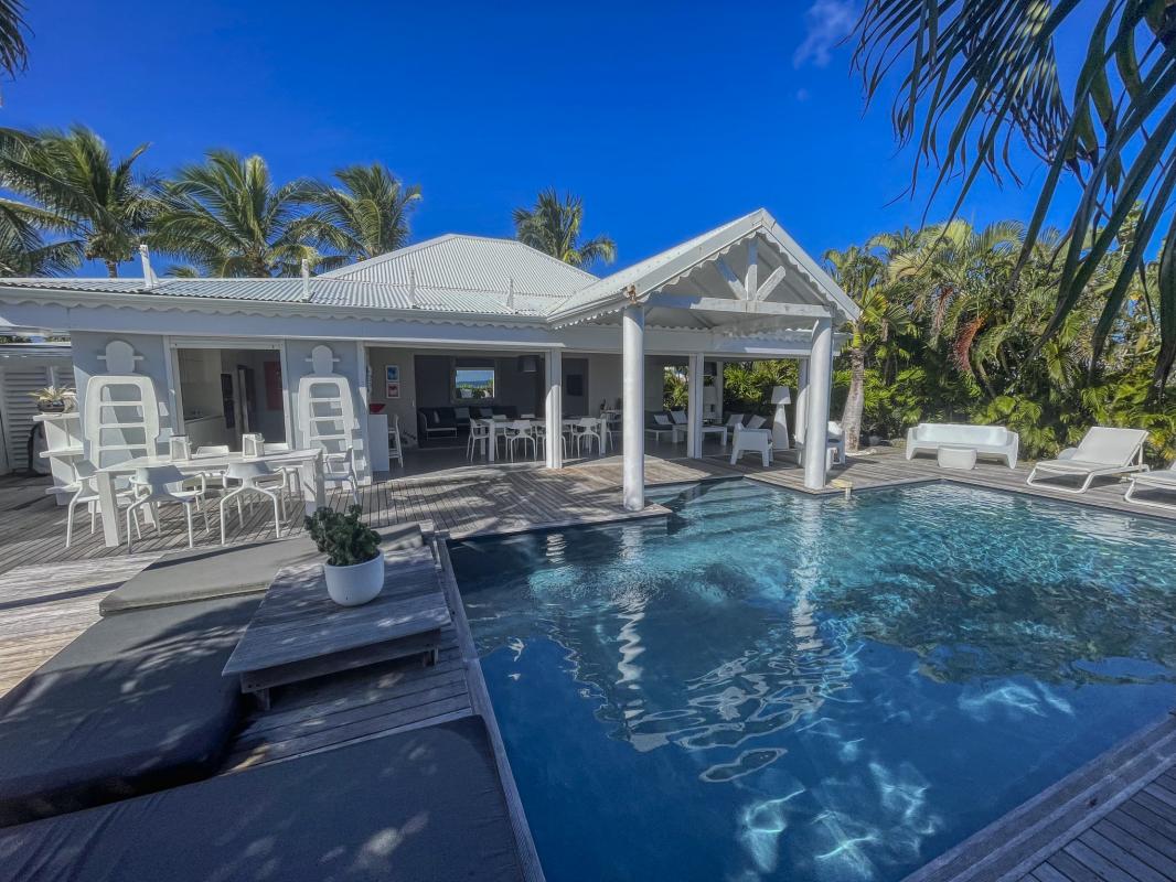 4.Location villa piscine Saint François Guadeloupe_vue d'ensemble sur mer